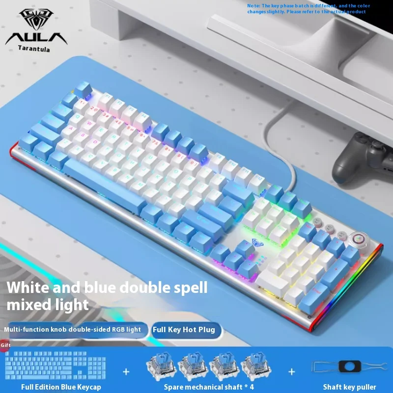 

Wolf Spider F3020 Mechanical Keyboard Game Esports Wired Mechanical Keyboard Computer Laptop Office Hot Plug Axis