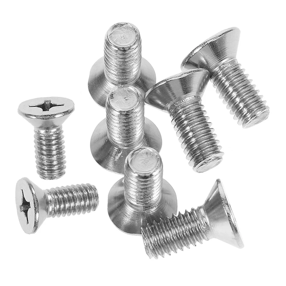 

8Pcs Brake Disc Rotor Screws Stainless Steel Kit for Front Rotor Fixing Secure Fit Brake Disc Bolts Set for Car Safety