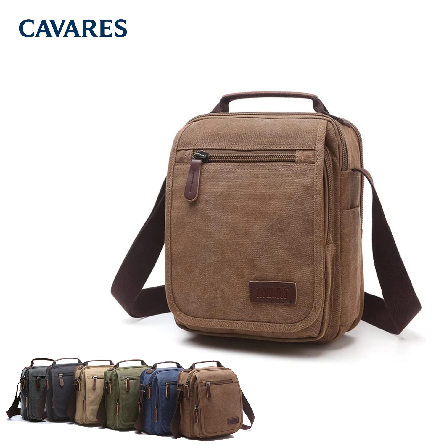 

Винтажная маленькая парусиновая мужская повседневная сумка через плечо, рабочая сумка, универсальная большая вместительная дорожная рабочая повседневная сумка-мессенджер