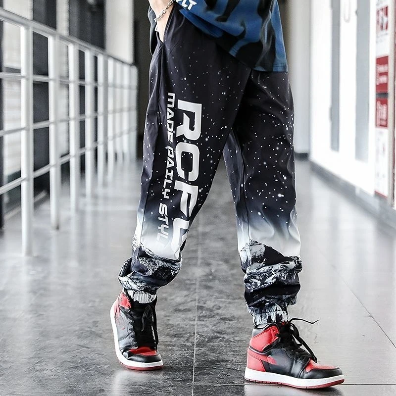 

Sweatpants for Men Stylish Korean Style Y2k Wide Leg Trousers Summer Jogger Tracksuit Bottoms Slim Training Male Sweat Pants Hot