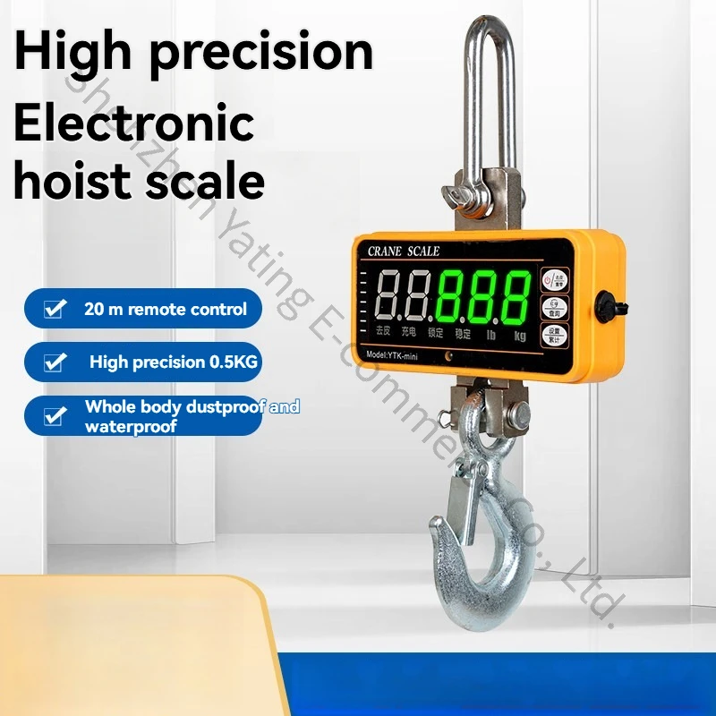Electronic Hanging Scale Hook Scale 1-ton  Electronic Weight Scale