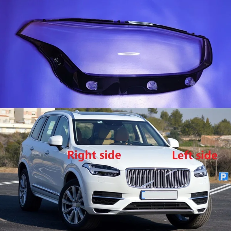 

For Volvo XC90 2015 2016 2017 2018 2019 2020 2021 2022 Car Headlamp Lens Cover Headlights Glass Lamp Shell Transparent Lampshade