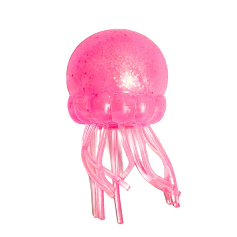 Glitzer-Oktopus Squishy, Glitzer-Quallen Squishy mit Box, Dumplings Sensorisches Quetschspielzeug zur Stresslinderung, Großhandel