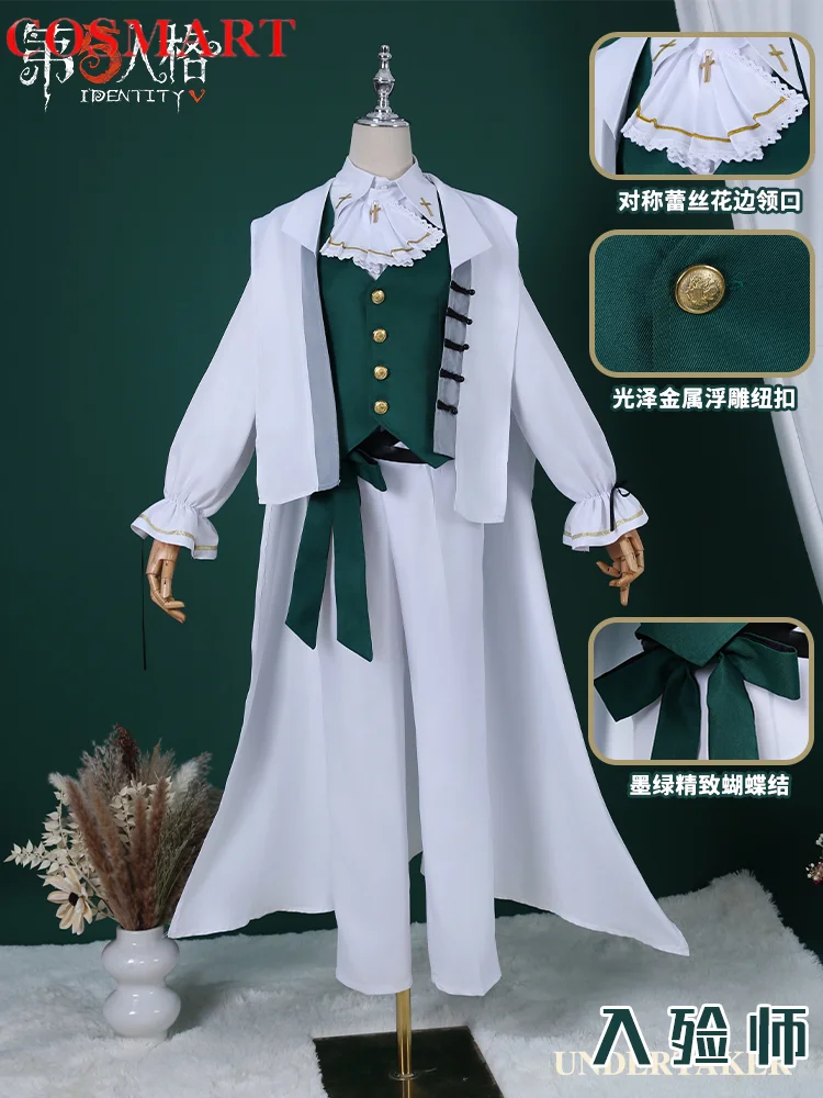 

COSMART Identity V Aesop Carl Undertaker Cosplay Costume Cos Game Anime Party Uniform Hallowen Play Role Clothes Clothing