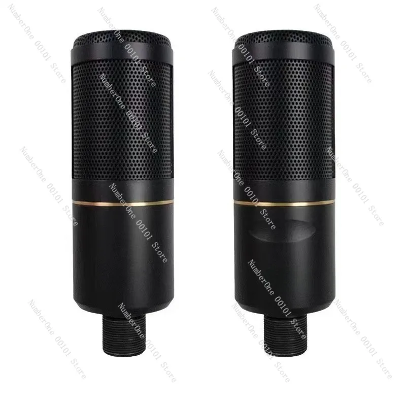 Professional X9 Full Metal Live Streaming Sound Card Large Diaphragm Condenser Microphone Kit High Fidelity Recording Audio