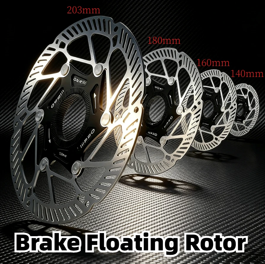 

Велосипедный тормозной диск с плавающим ротором 140/160/180/203 мм, Center Lock, сверхлегкий, высокопрочный, с термообработкой, запчасть для велосипеда