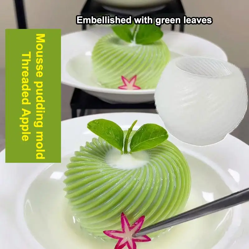 Spiral  Shape Mousse Desserts Cake Mold Ice Cream Mold Silicone Mold Reusable Kitchen Decorating Tools For Home Bakers
