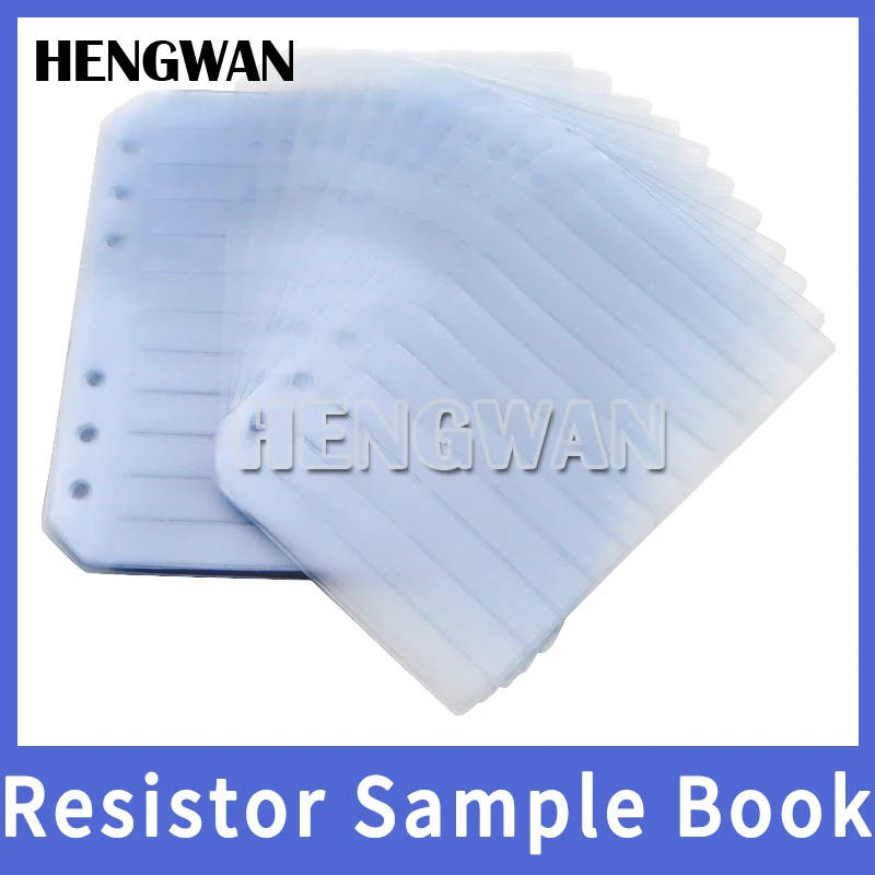 5pcs SMD SMT Resistor Capacitor Inductance Electronic Components sample book pages