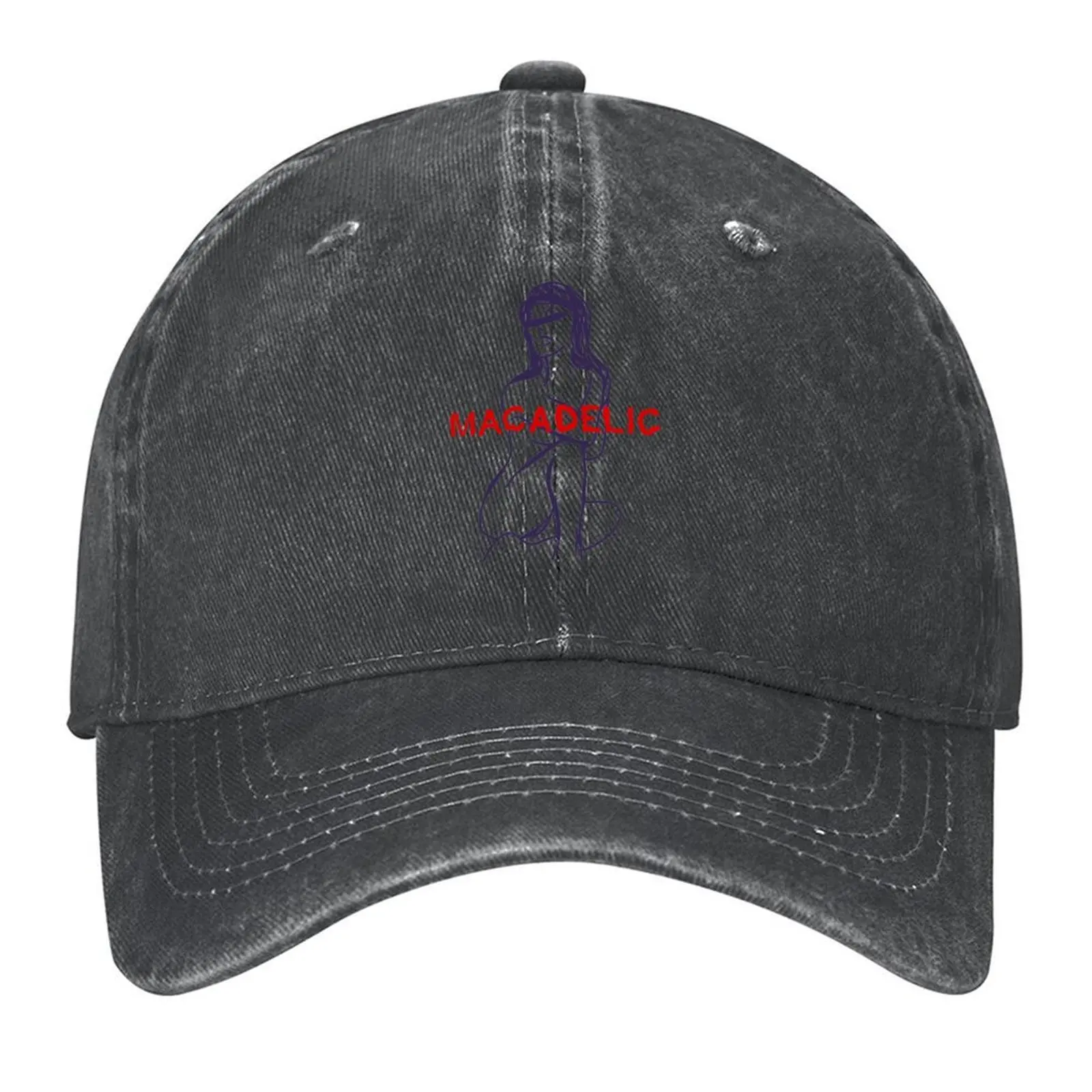 

Macadelic Scribble Album Cover Sticker Baseball Cap Big Size Hat hiking hat hard hat For Women Men's