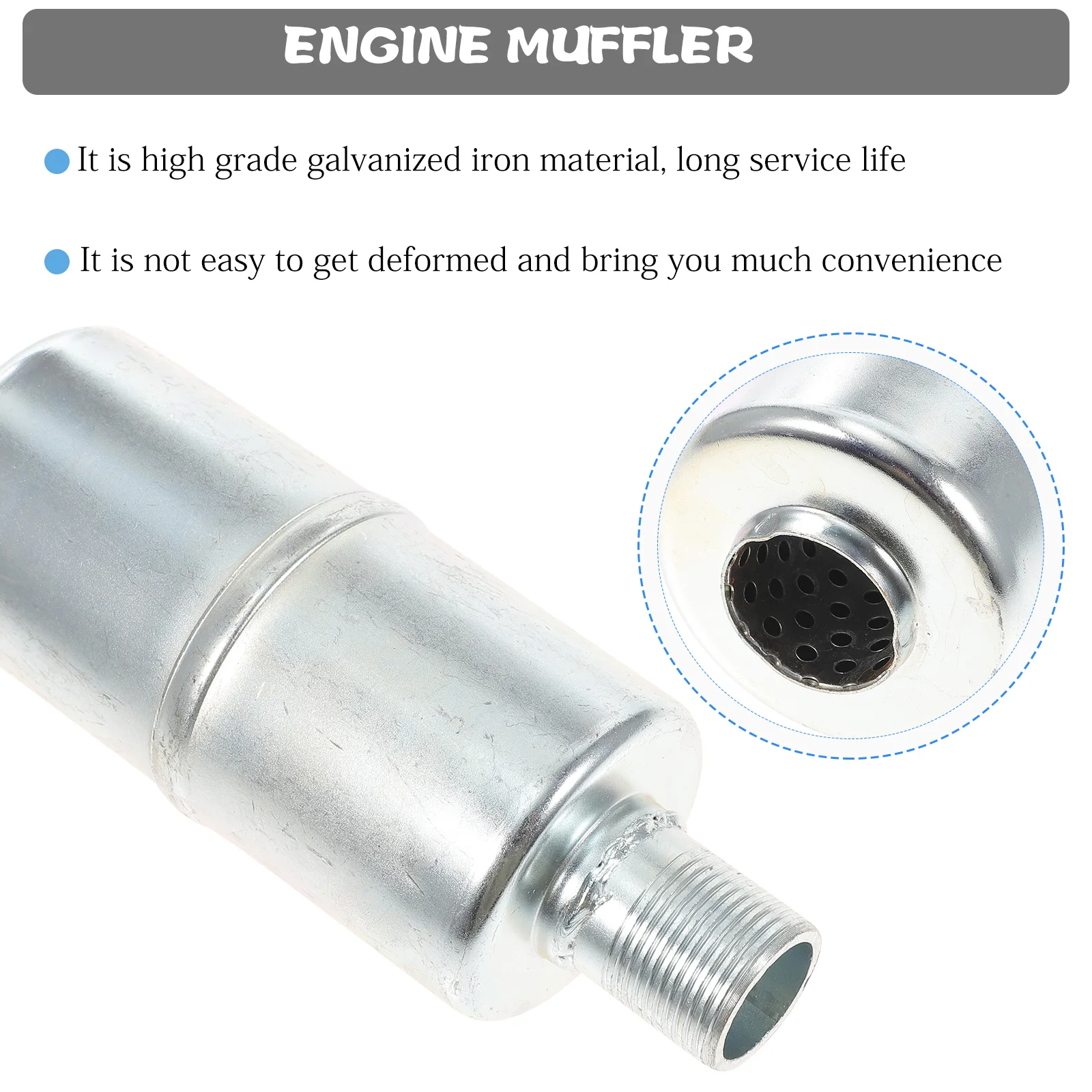 Small Engine Muffler Compatible With 294599 Lawn Equipment Engine Muffler Exhaust Muffler lawn mower muffler