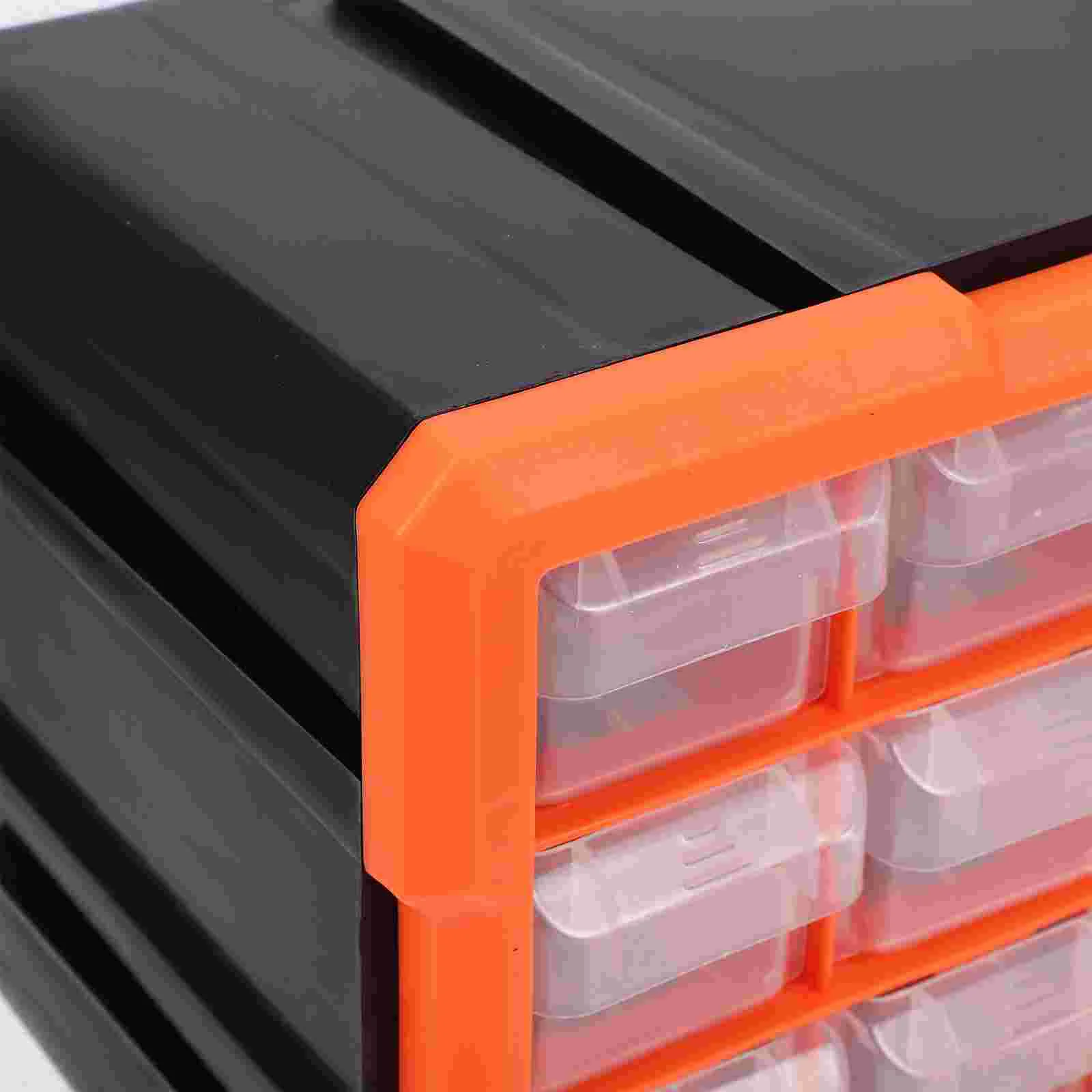 Storage Box Parts Cabinet Crafting Organizer Tool Component and Drawer Plastic Pvc Small