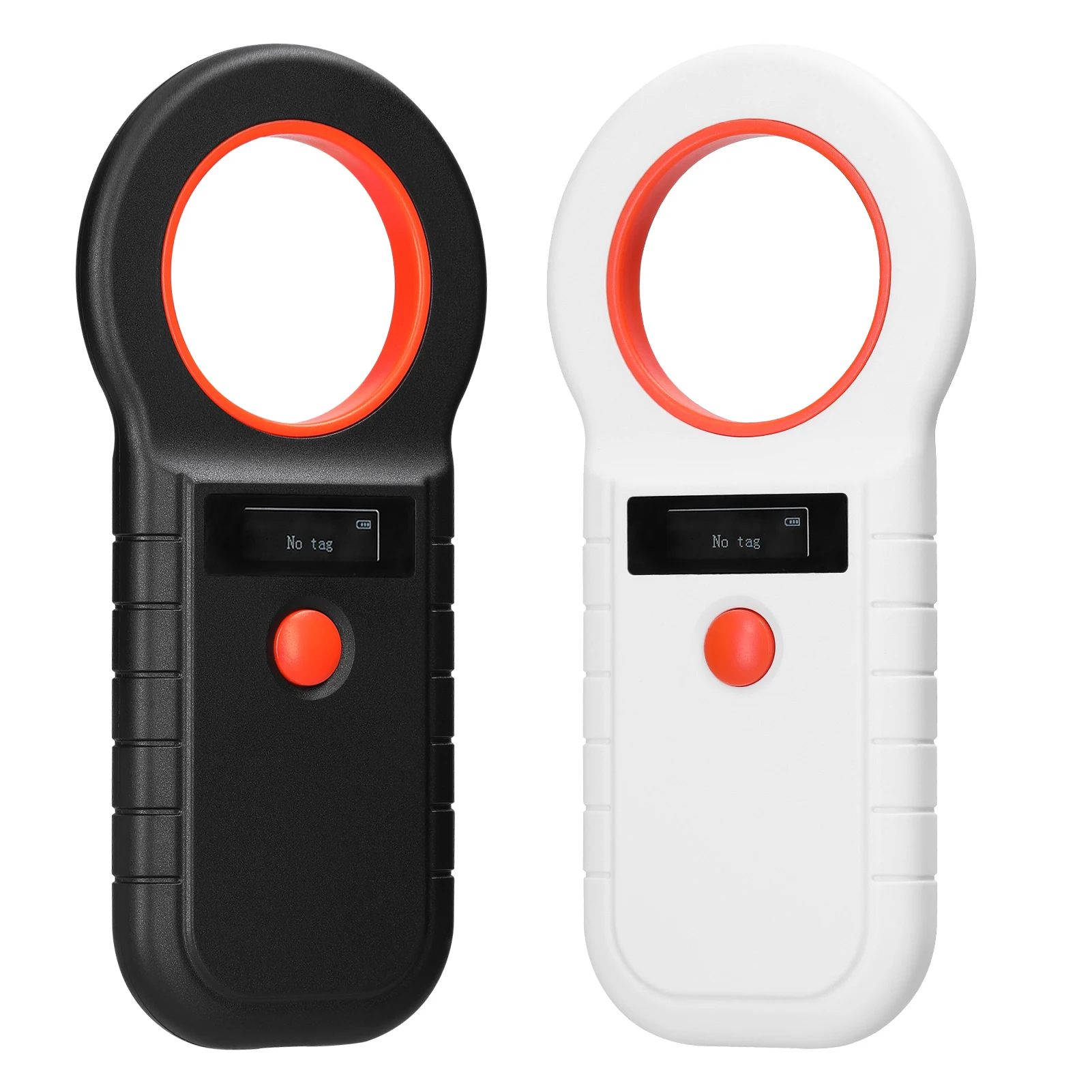 Pet Microchip Reader Scanner Wireless RFID Handheld Chip Scanner Rechargeable Animal Tags Scanner with OLED Display Support EMID