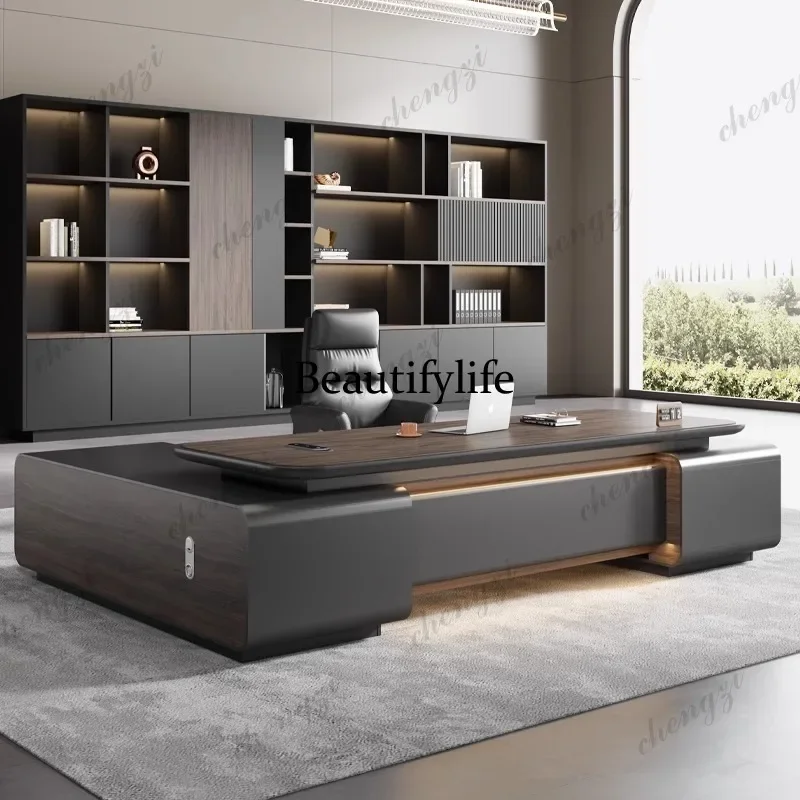 P182 P182 Comfortable Leadership Office Desk Useful Special Interior Written Office Desk Convenience Office Furniture Skrivborde