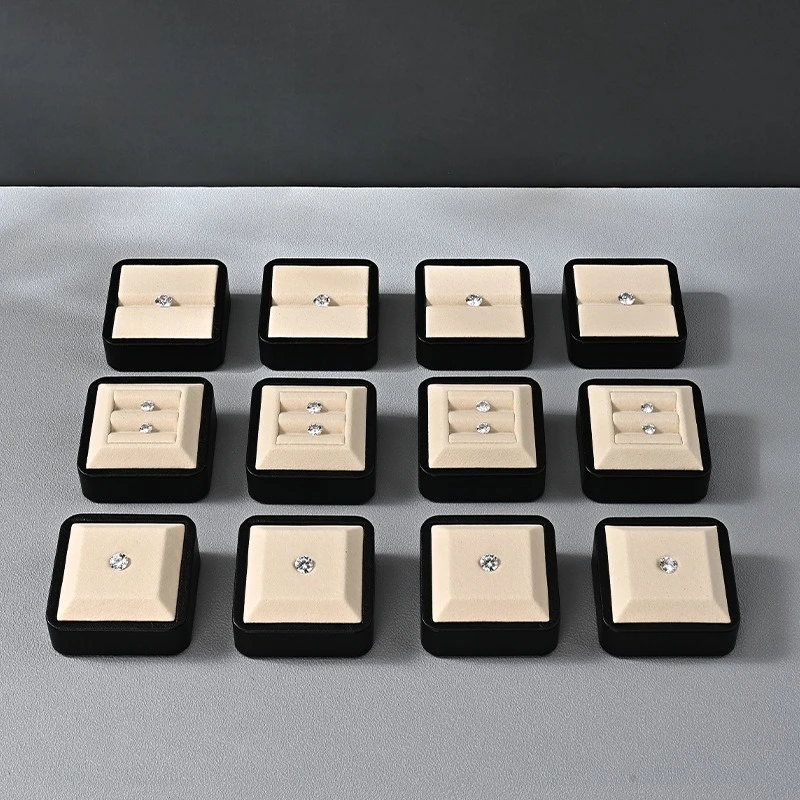 Light Luxury Jewelry Tray, Microfiber Display Tray for Ring Earring Loose Diamond Bead, Jewelry Viewing Props