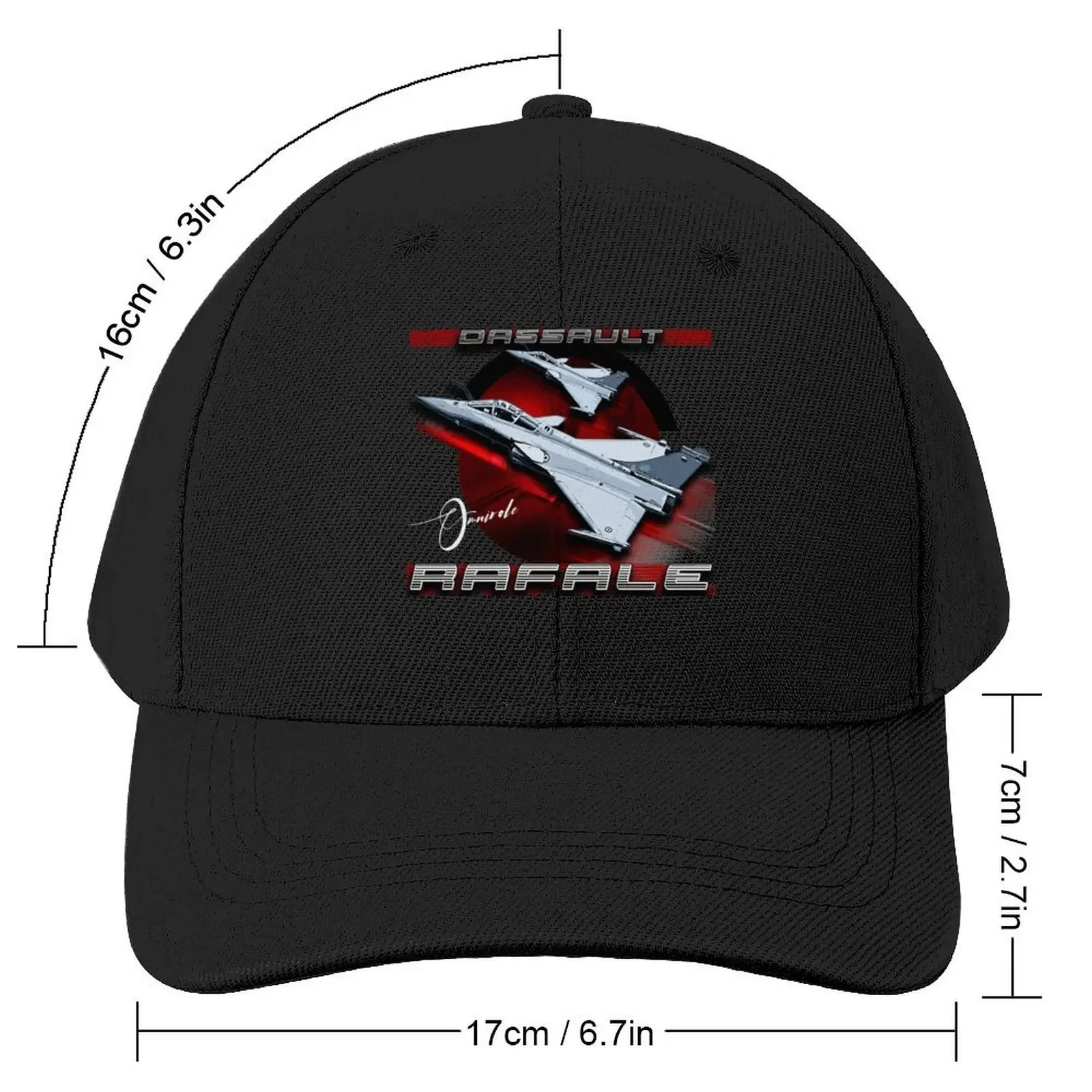 Dassault Rafale French Fighterjet Aircraft Baseball Cap Wild Ball Hat Thermal Visor Snap Back Hat Girl Men's