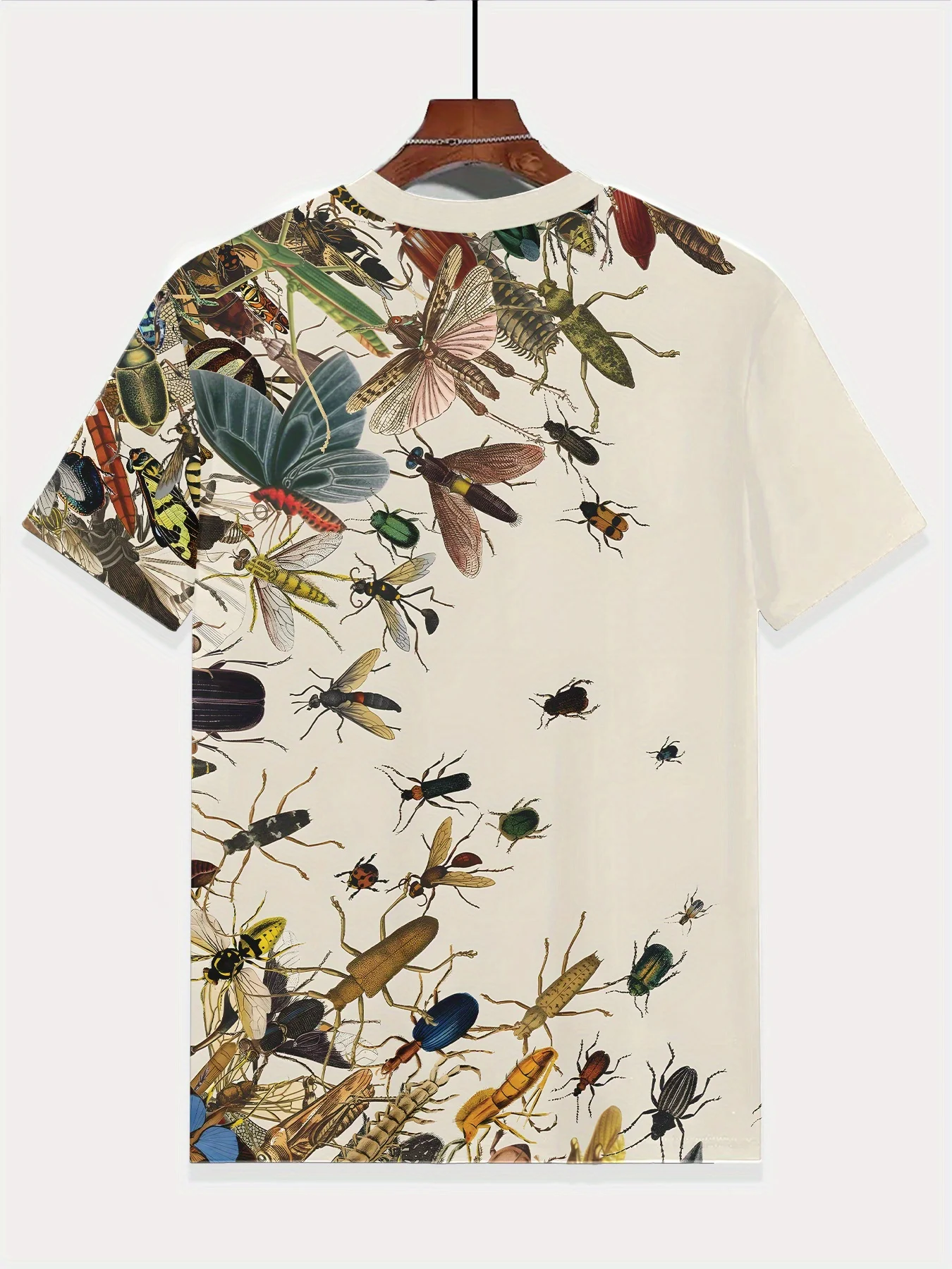 Insect World Collection Sommer-Kinder-T-Shirt, modisches Bild, 3D-gedruckt, atmungsaktiv, Rundhalsausschnitt, lässiges Oberteil für Jungen, Outdoor-Sport – Detail 4