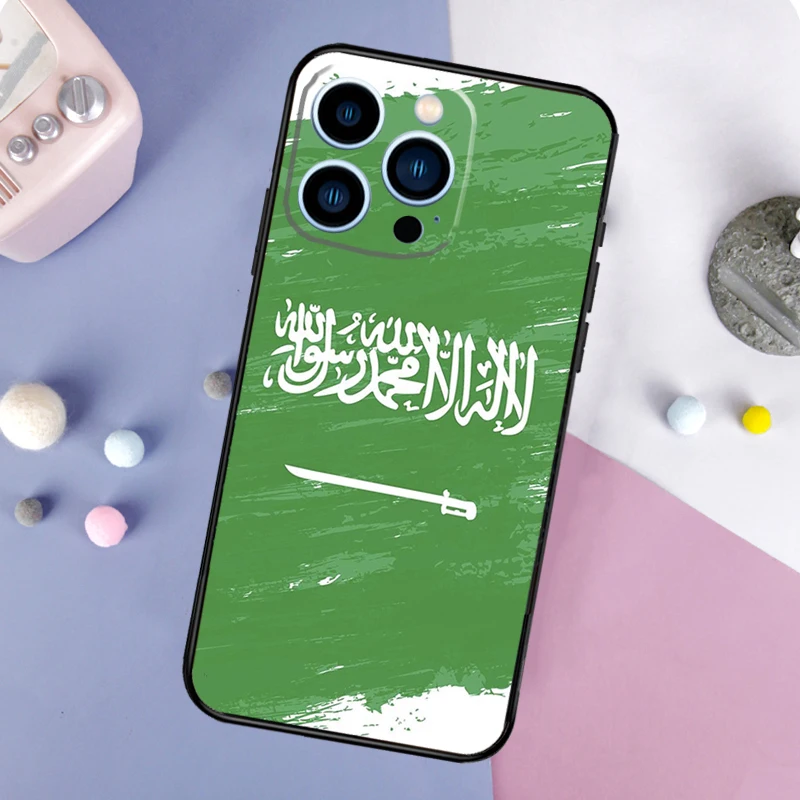 المملكة العربية السعودية العلم سيليكون جراب هاتف آيفون 17 برو ماكس 17 الهواء الغطاء الخلفي كوكه آيفون 17 برو #4