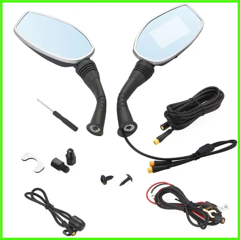

Motorbike Driving Video Recorder Camera with WiFi Support Front & Rear Recording 1080P Rearview Mirror DVR Camera