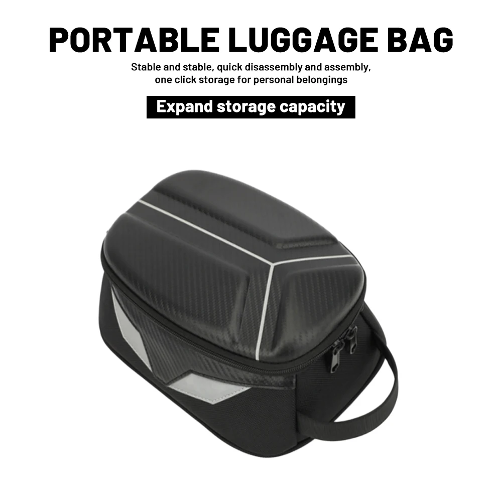 Moto Tour Fuel Tank Bag Night Reflective Safety Design Water‑Resistant Surface Portable Motorbike Tank Storage Spare Parts