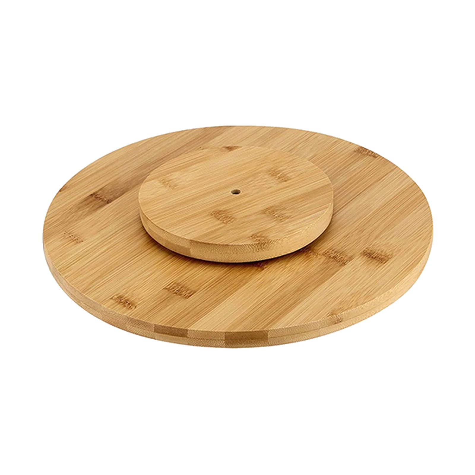 Cake Stand Turntable Pizza Serving Board Dessert Table Display Rotating Wooden Tray for Pantry Home Dining Table Cabinet Kitchen