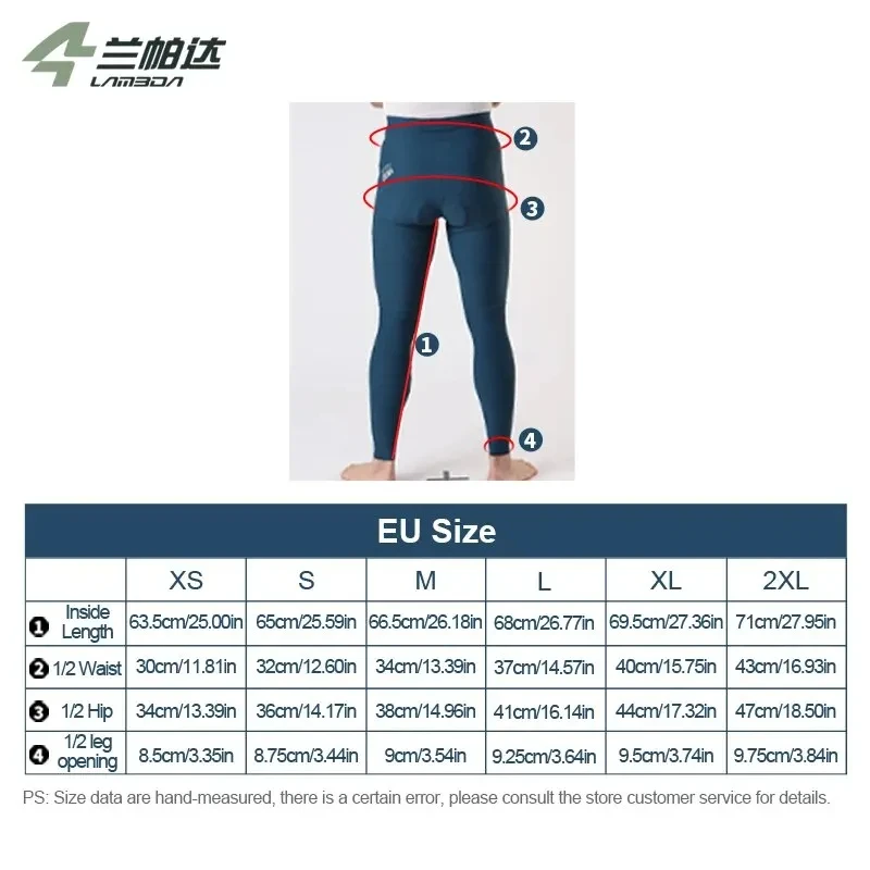 Lameda Cycling Pants Man High Elasticity Men\'s Pants Windproof Long Bicycle Pants Breathable Comfortable Cycling Clothes For Men