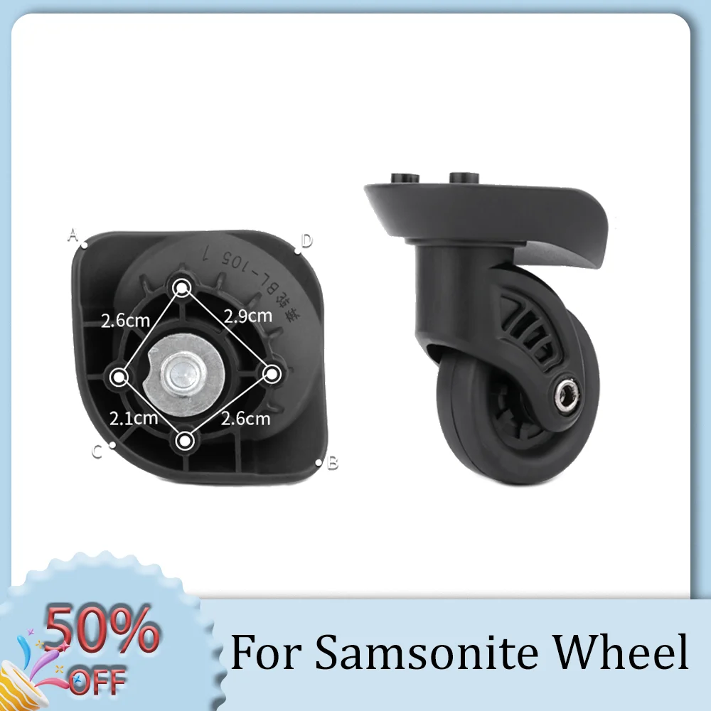 

For Samsonite W270 Trolley suitcase Suitcase Wheel Travel accessories Universal wheel Smooth And Silent Wheel Travel Suitcase