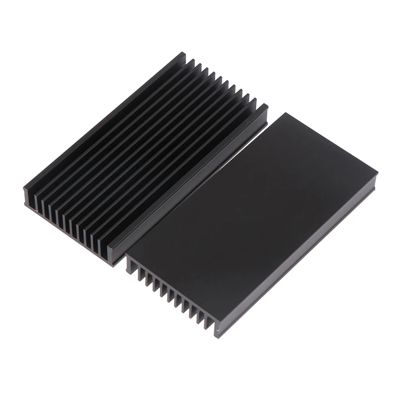 1pc Extruded Aluminum Heatsink Cooling Pad For High Power LED IC Chip Cooler Radiator Heat Sink For LED COB Light 100*50*12.7mm