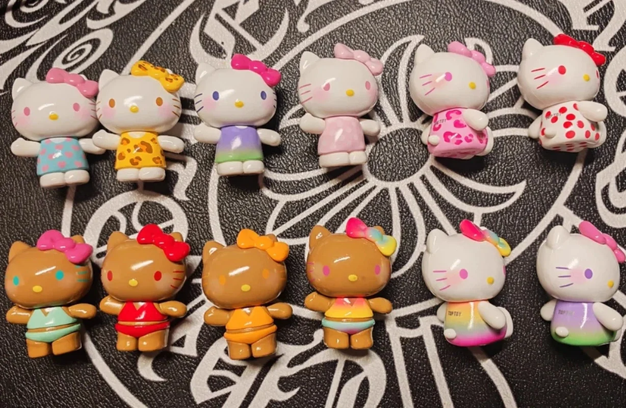 

New Kt Cat Daily Life Series Blind Box Cute Mini Action Figure Handmade Dolls Desktop Decoration Girls Birthday Festival Gifts