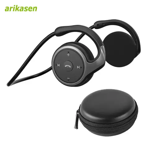 A6 atrás da cabeça fones de ouvido sem fio, bluetooth 5.0 neckband em torno da cabeça fones de ouvido pequenos dobráveis fones de ouvido bluetooth