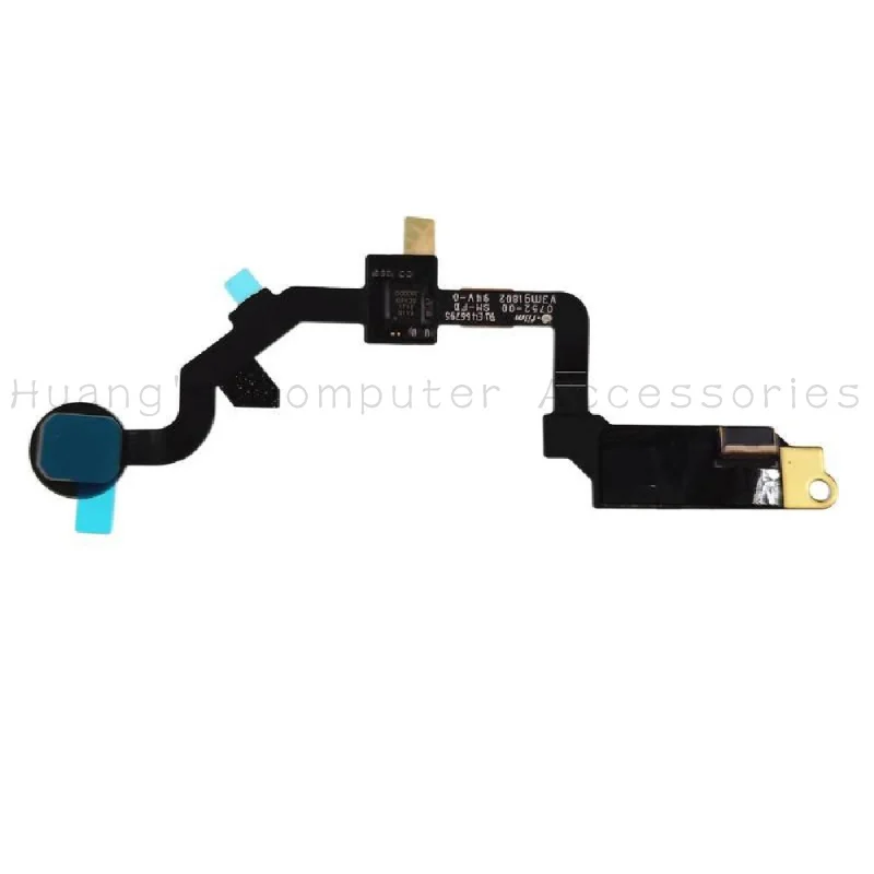SS+Original Fingerprint Reader Small Board Power Button Switch Kit 08G74W Black For Dell XPS13 9370 9370 Laptop Replacement Modu