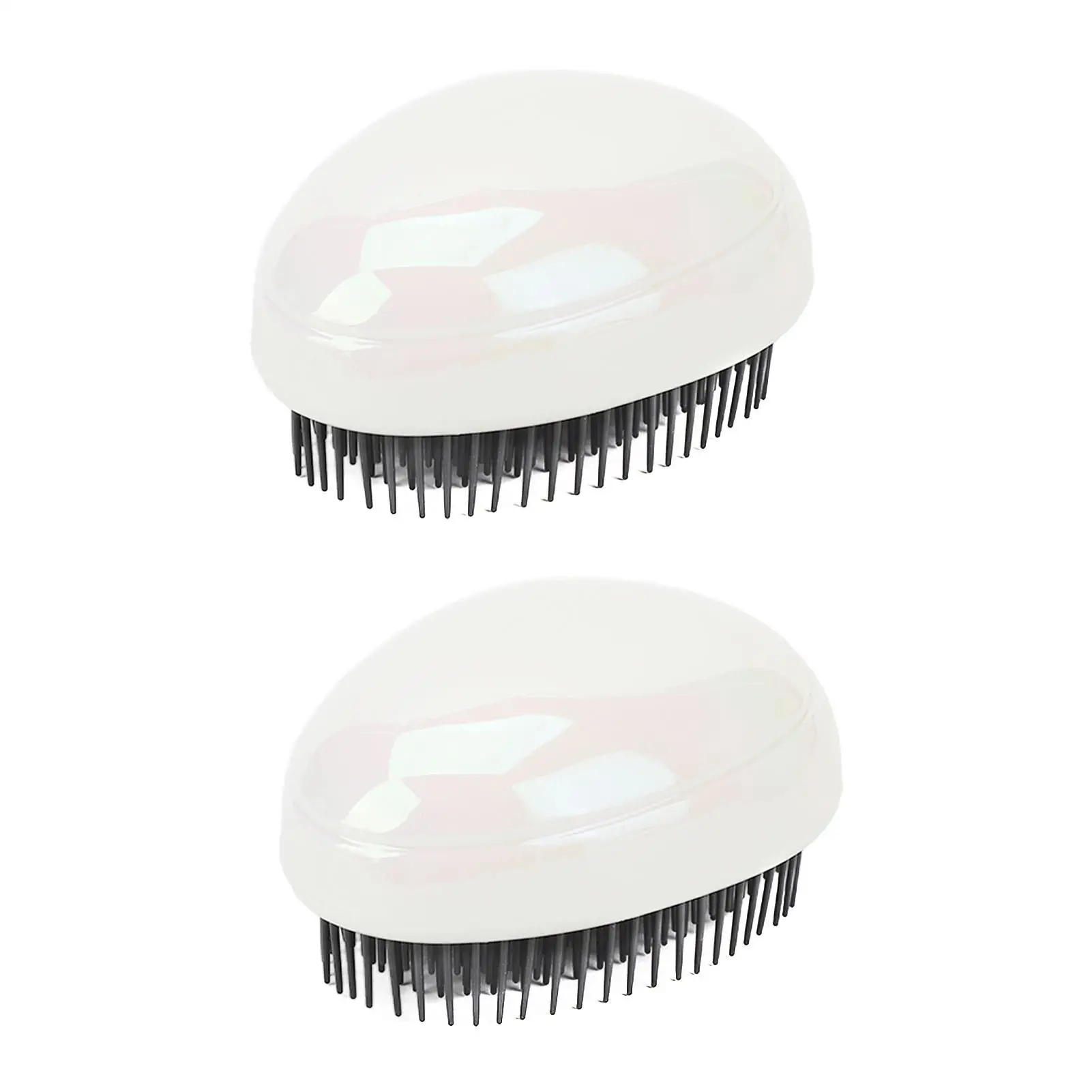 

2pcs Cute Egg Shaped Portable Hair Brush Scalp Massage Relief Pain Home Hair Salon Tool