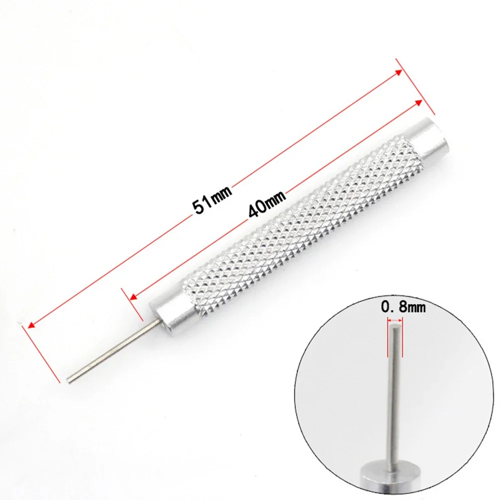 Pin Punch Tool Watch Pin Punch Shop Home Indoor 50mm Aluminum Alloy Remove And Adjust Watch Silver Lightweight