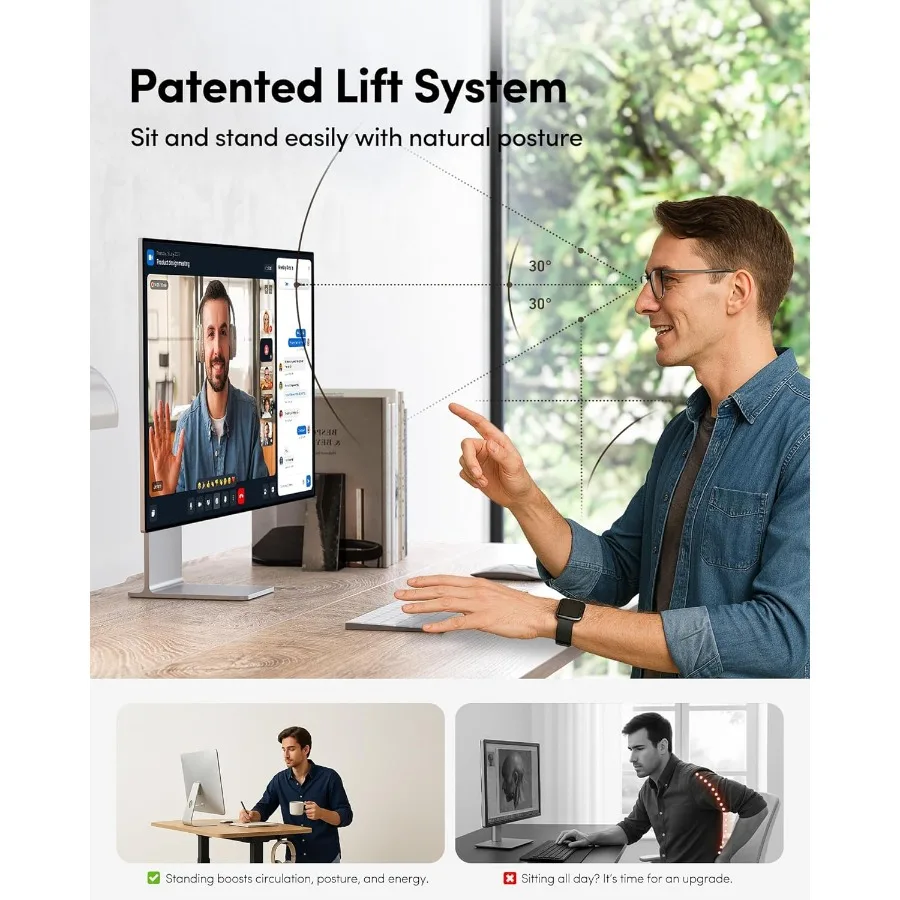 ارتفاع كهربائي قابل للتعديل مكتب قائم 63 × 28 بوصة للمكتب المنزلي ومساحات العمل مكتب الكمبيوتر مع لصق الخنزير #6