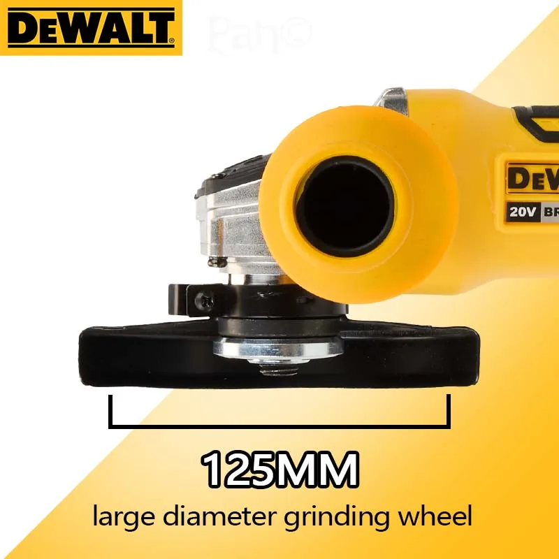 Dewalt DCG405 125mm flat head angle grinder 18V lithium battery brushless tools bare machine tool cutting machine