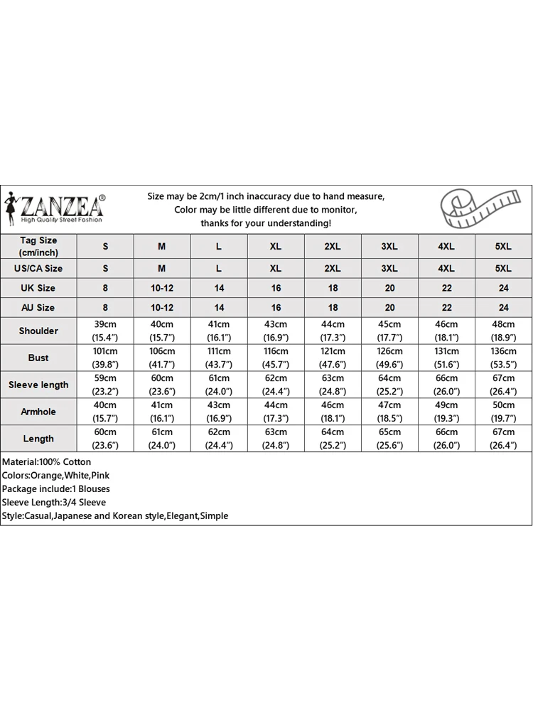 ZANZEA-ملابس علوية نسائية كورية برقبة مستديرة ، بلوزة قطنية بأكمام ، سترة أنيقة مفرغة ، بلوزة كاجوال ، موضة ، خريف ، سادة