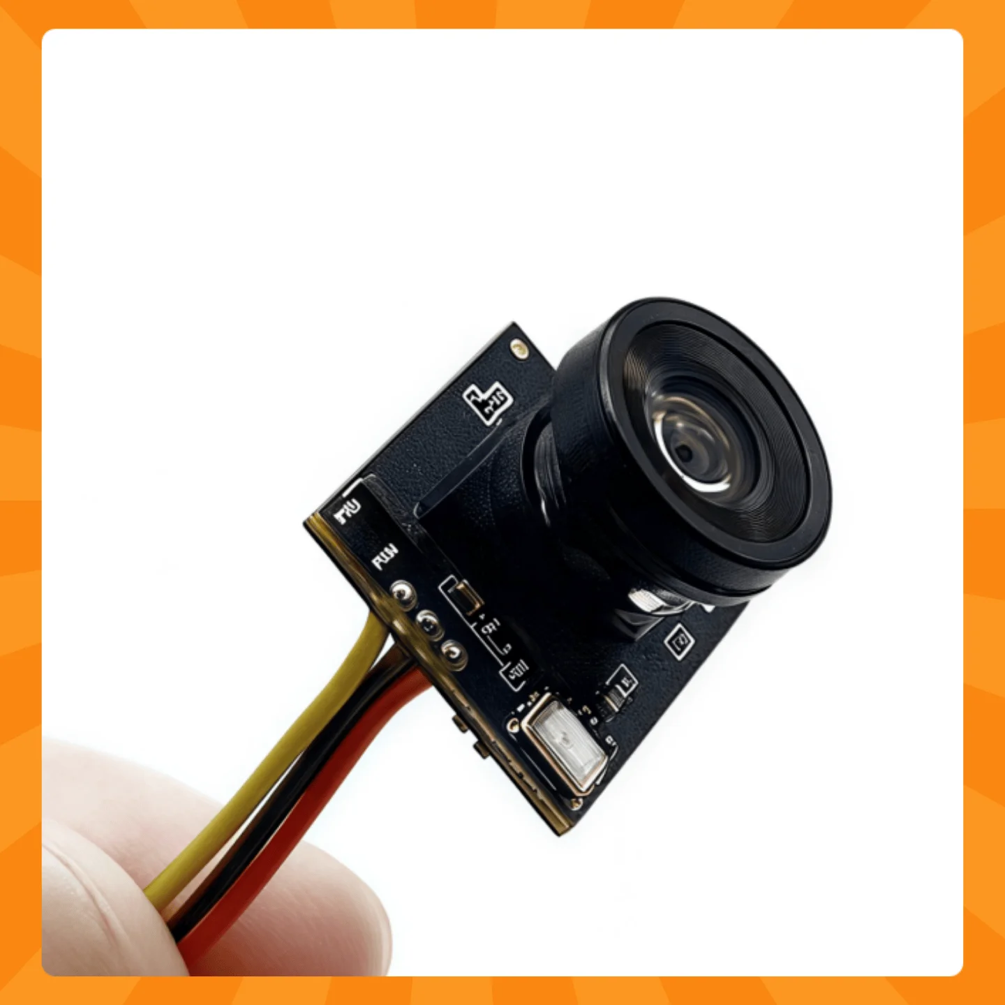 Ultra-lightweight Hollow Cup FPV Camera NANO 13X15MM Camera 1200TVL Resolution 170-degree Wide-angle Len for 2g Caddx Ant runcam view 4