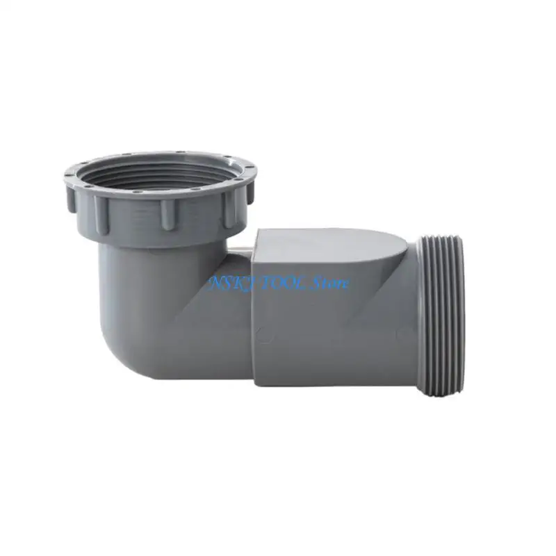 L8RC Upgraded Fast Connection Kitchen Sink Sewer Branch for Fluid Hard & Soft Pipe