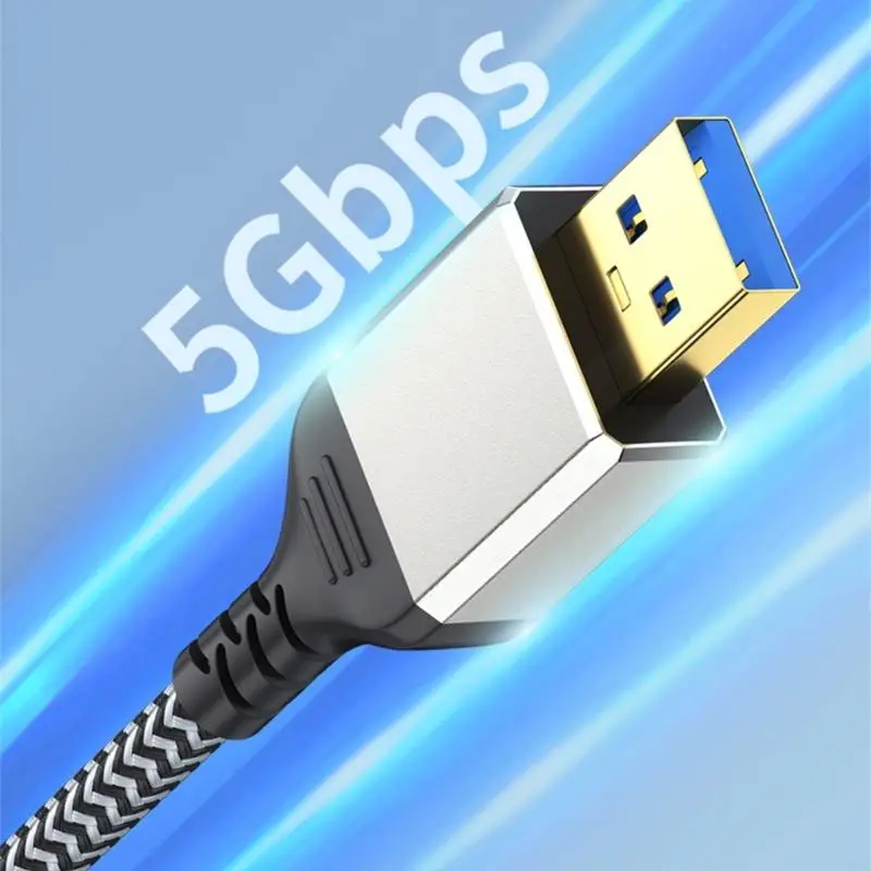 Cable extensión USB 55kc Cable línea alambre conector masculino a 5 Gbps Transferencia datos