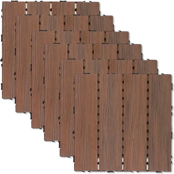 1 יחידות קישוט של ריצוף עץ מלא, מרפסת, חצר, קרקע חיצונית, שיפוץ מרפסת