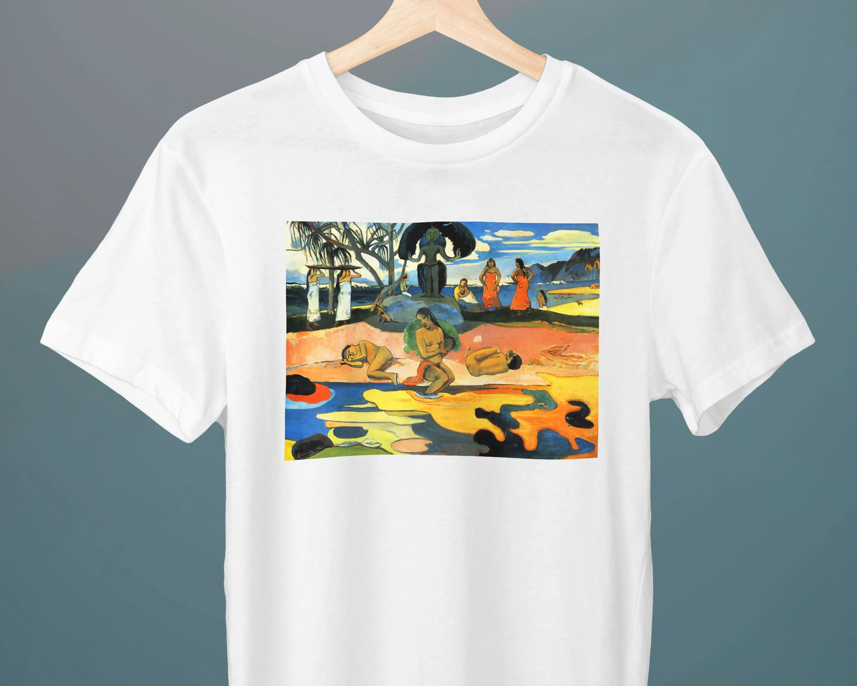 Day of the God Paul Gauguin Painting Unisex T-shirt Art