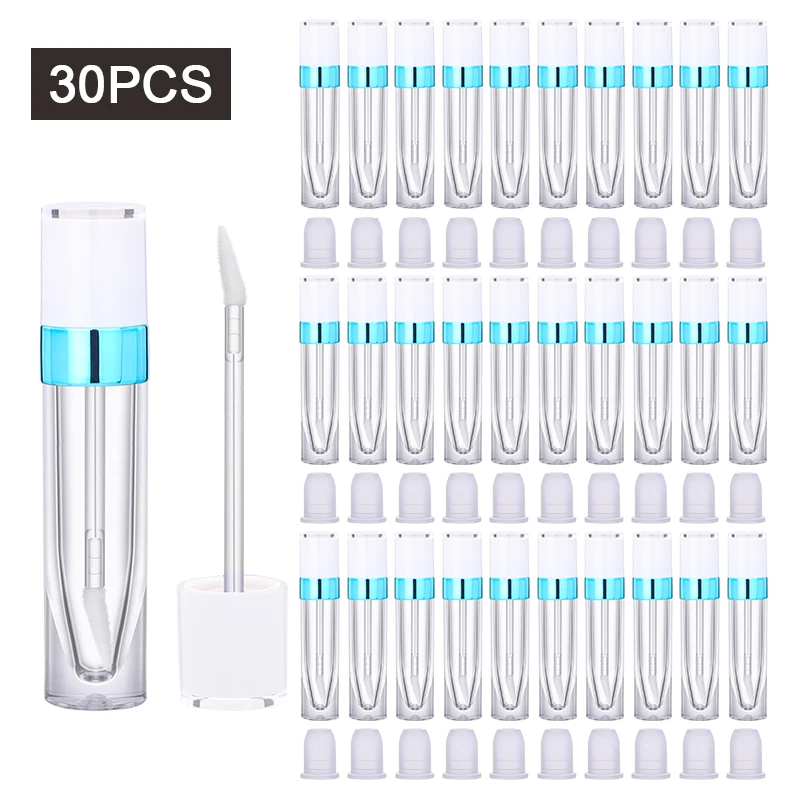 make your own brand 10pcs 8ml empty lipgloss packing containers cosmetic lip glaze tube lip gloss refillable lipstick bottle