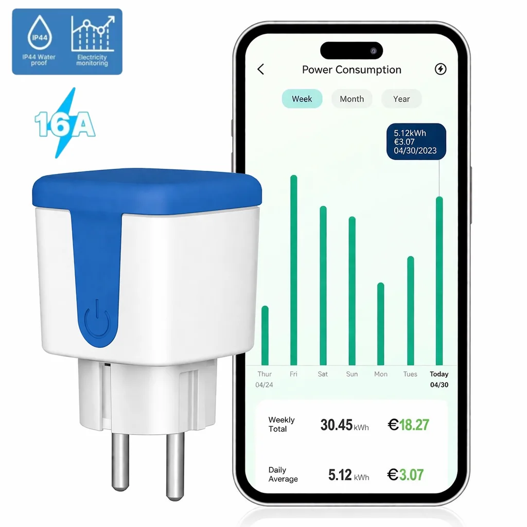 tomada-inteligente-wifi-eu-16a-a-prova-d'Agua-para-uso-externo-com-medicao-de-energia-compativel-com-alexa-google-home-e-app-vesync