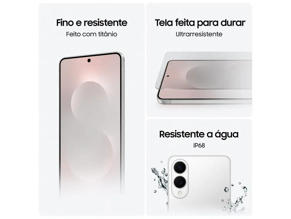 الهاتف الذكي Samsung Galaxy S25 Edge 512GB Titanium Silver 5G 12GB RAM 6,7 بوصة كاميرا. مزدوج + سيلفي 12 ميجابكسل #5