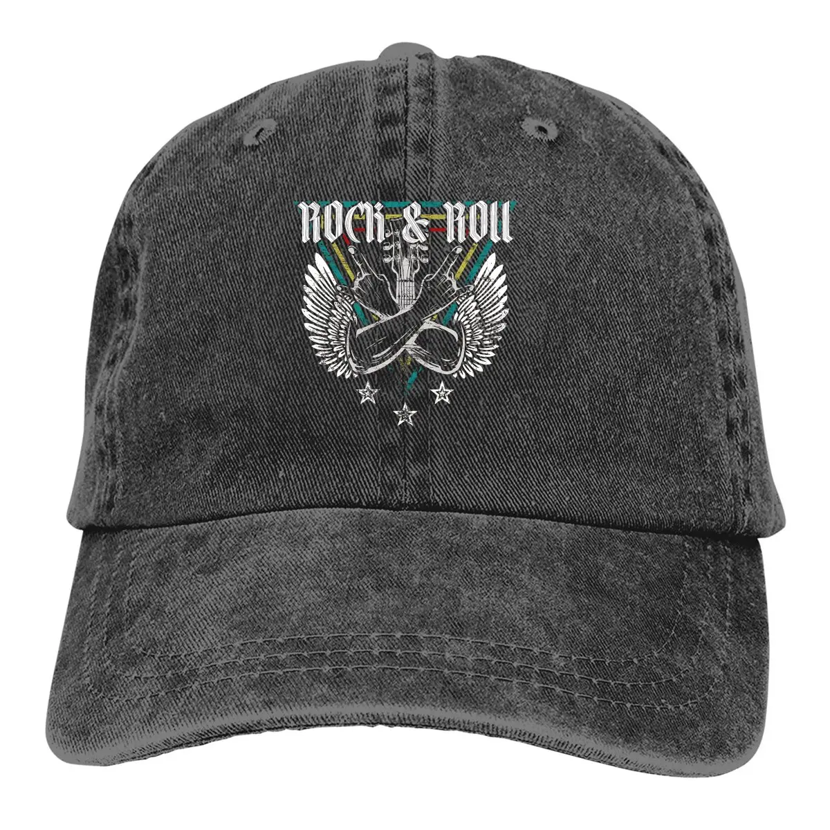 Guitar Wings Baseball Cap Men Hats Women Visor Protection Snapback Rock N Roll Caps