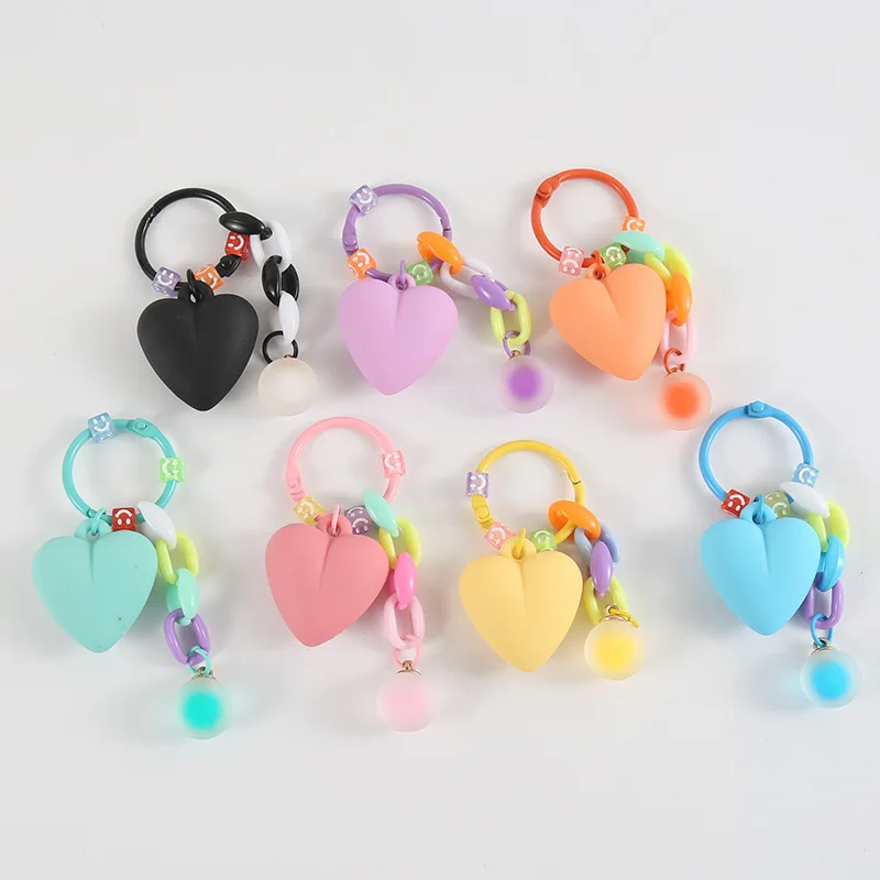 New Creative Handmade Cute Love Keychain fo Outfit Accessories and Phone Case Decoration Pendant