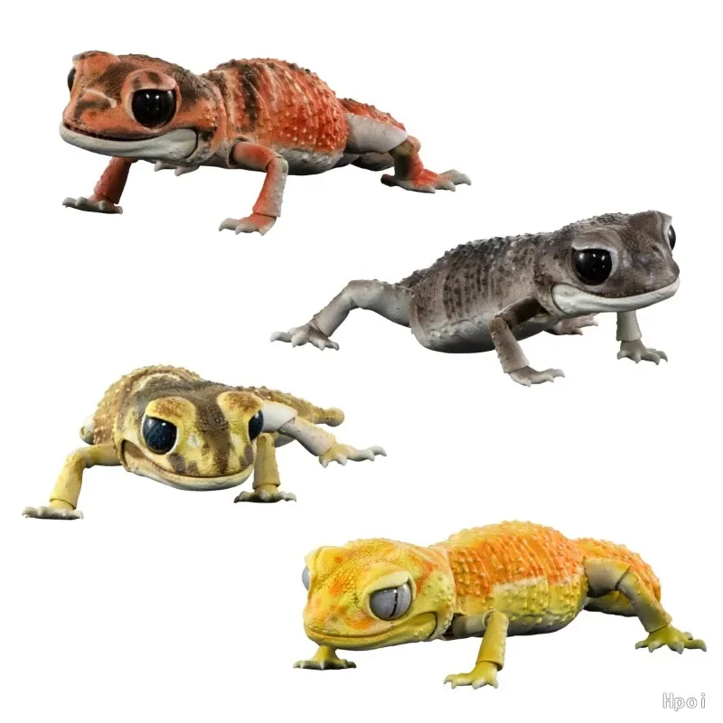 

Stock Original Genuine Bandai The Diversity of Life on Earth Tumor Tailed Gecko Fat Tail Gecko Authentic Collection Model 13cm