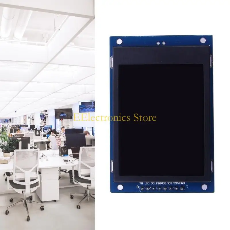 

B03C Clear 2.4" LCD Module Color TFT Display Data/Command Selection LCD Module Perfect for Computer and Office Applications