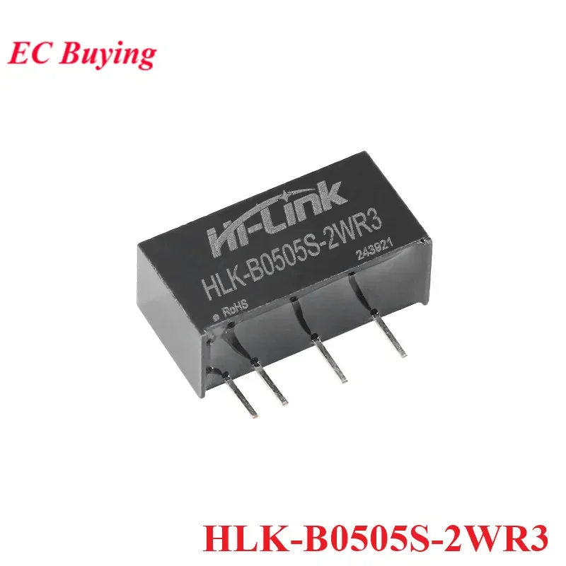 HLK-B0505S-2WR3 HLK-B0512S-2WR3 DC-DC Isolated Switching Power Module 5V to 5V 9V 12V 2W Power Supply Short Circuit Protection