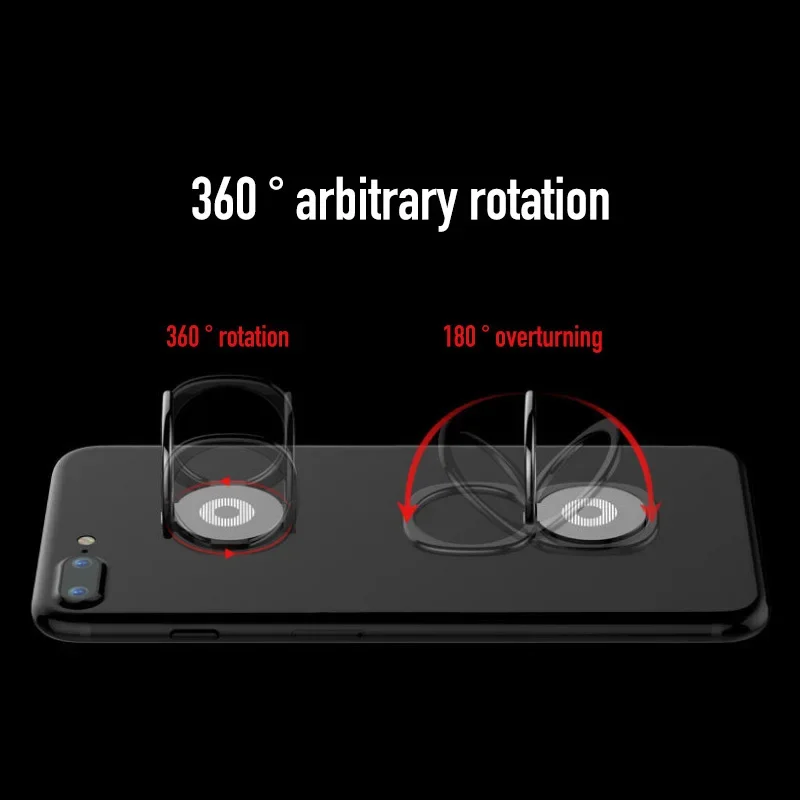 Luxury Metal Mobile Phone Ring Holder Magnetic Car Bracket Socket Telephone Ring On The Phone Stand For iPhone XS MAX Huawei P30