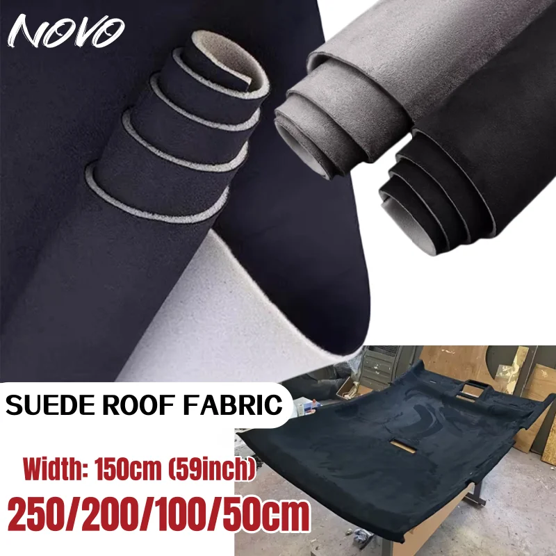 

Suede Headliner Fabric with Foam Backing Material Suede Wrap for Car Interior Upgrade & DIY Decor Fabrics Car Replacement/Repair
